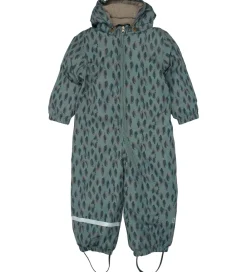 Flyverdragt - Recycled - Balsam Green m. Print|Mikk-Line Online