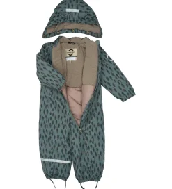 Flyverdragt - Recycled - Balsam Green m. Print|Mikk-Line Online