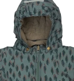 Flyverdragt - Recycled - Balsam Green m. Print|Mikk-Line Online