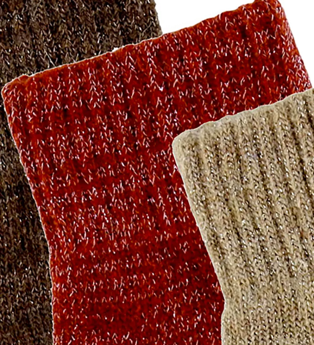 Mikk-Line Luffer - Uld/Polyamid - 3-pak - Apple Butter-Chocolat| Online