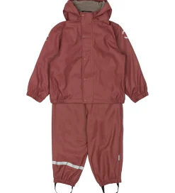 Regntøj m. Fleece/Seler - PU - Recycled - Apple Butter|Mikk-Line Outlet