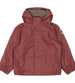 Regntøj m. Fleece/Seler - PU - Recycled - Apple Butter|Mikk-Line Outlet