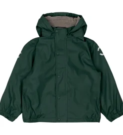 Regntøj m. Fleece/Seler - PU - Recycled - Darkest Spro|Mikk-Line New