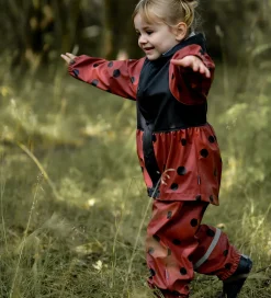 Regntøj m. Seler - PU - Henna m. Mariehøne|Mikk-Line Best