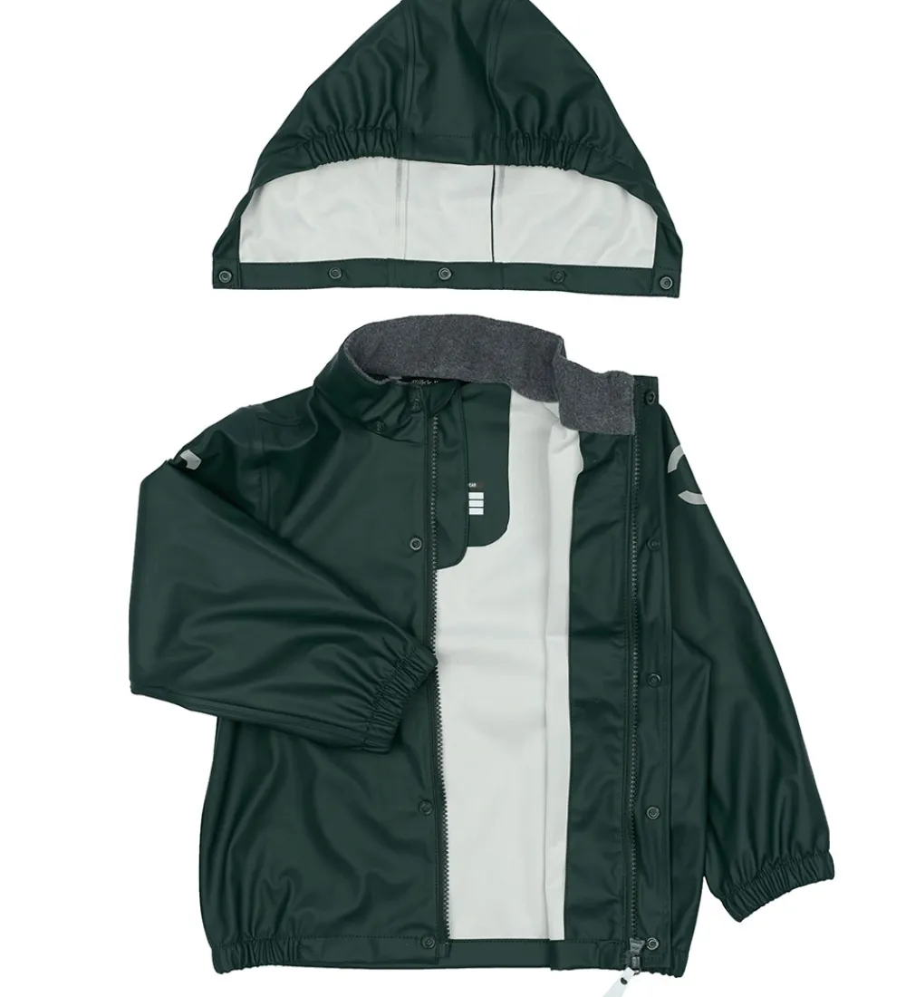 Regntøj m. Seler - PU - Darkest Sprouse|Mikk-Line Hot