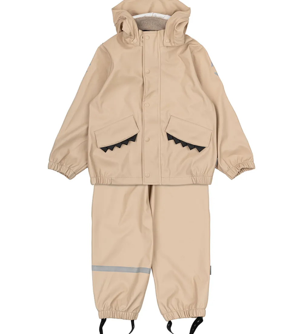 Regntøj m. Seler - PU - Animal - Doeskin|Mikk-Line Online