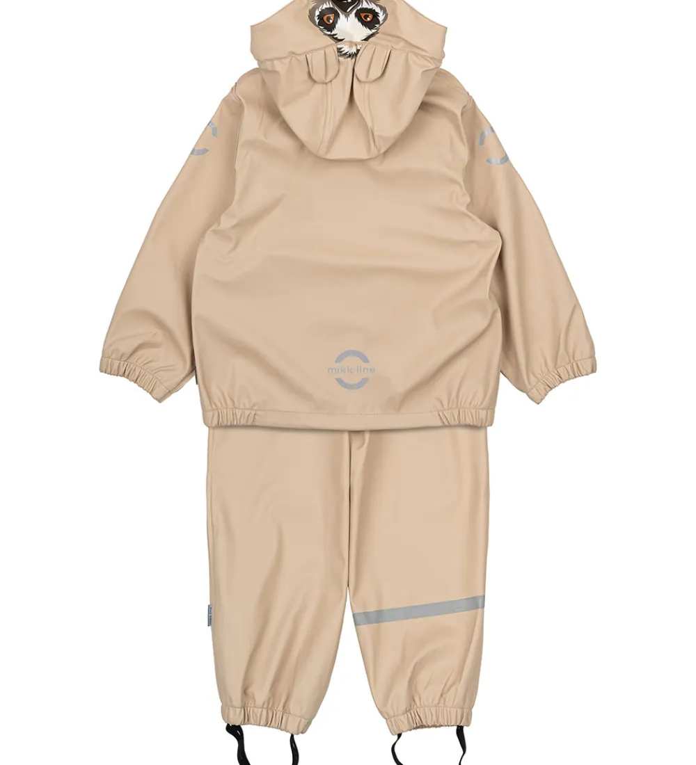 Regntøj m. Seler - PU - Animal - Doeskin|Mikk-Line Online
