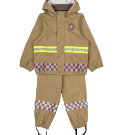 Regntøj m. Seler - PU - Kelp m. Brandmand|Mikk-Line New