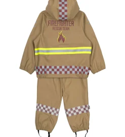 Regntøj m. Seler - PU - Kelp m. Brandmand|Mikk-Line New