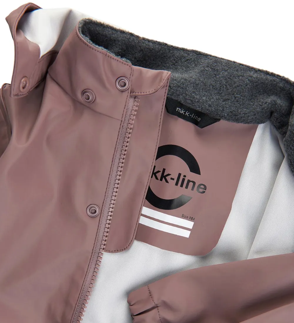 Regntøj m. Seler - PU - Recycled - Burlwood|Mikk-Line Best