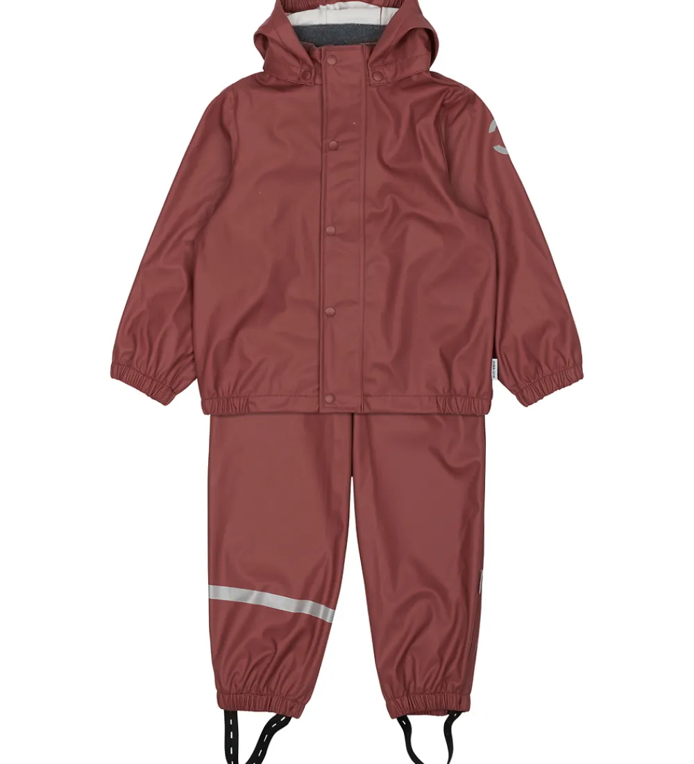 Regntøj m. Seler - PU - Apple Butter|Mikk-Line Discount