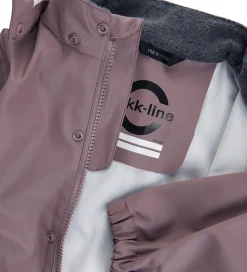 Regntøj m. Seler - PU - Recycled - Twilight Mauve|Mikk-Line Discount