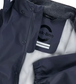 Regntøj m. Seler - PU - Recycled - Blue Nights|Mikk-Line Discount