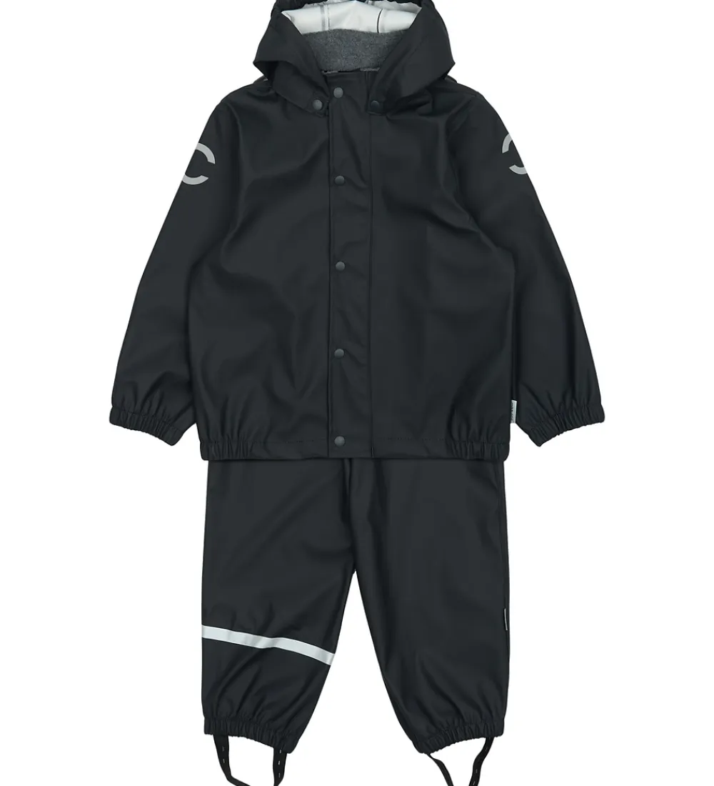 Regntøj m. Seler - PU - Dark Navy|Mikk-Line Sale