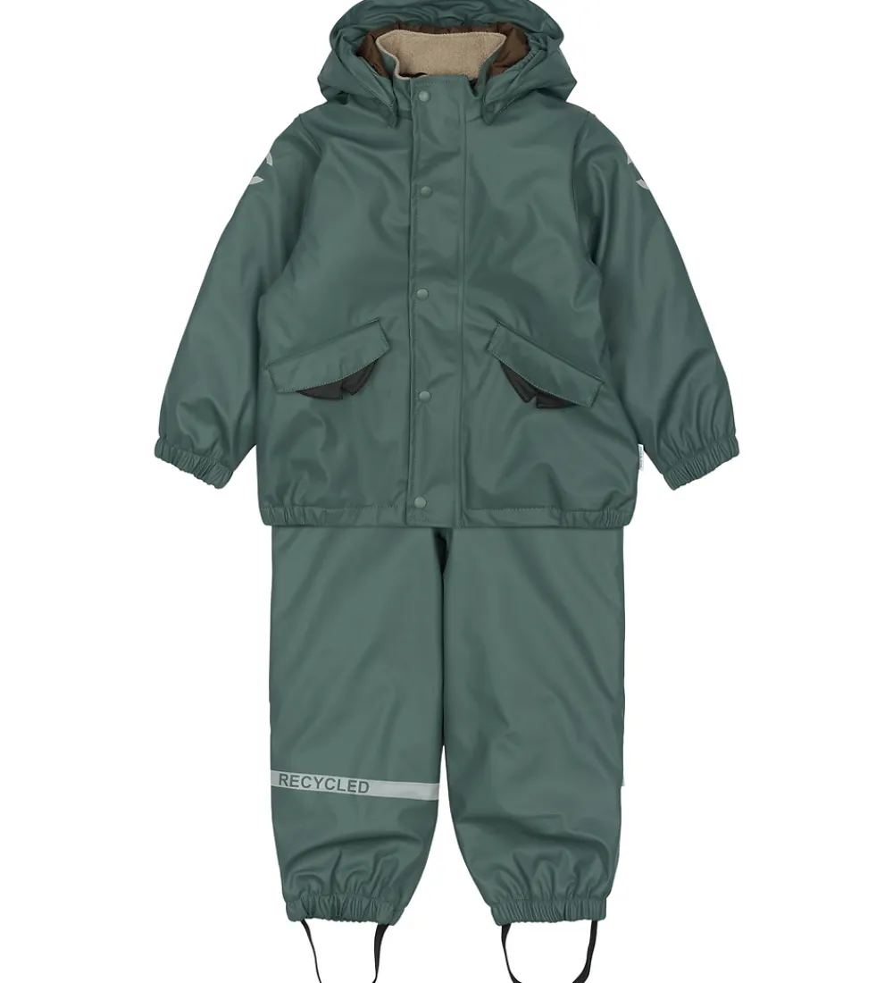 Regntøj m. Termo/Seler - PU - Balsam Green m. Tyr|Mikk-Line Discount