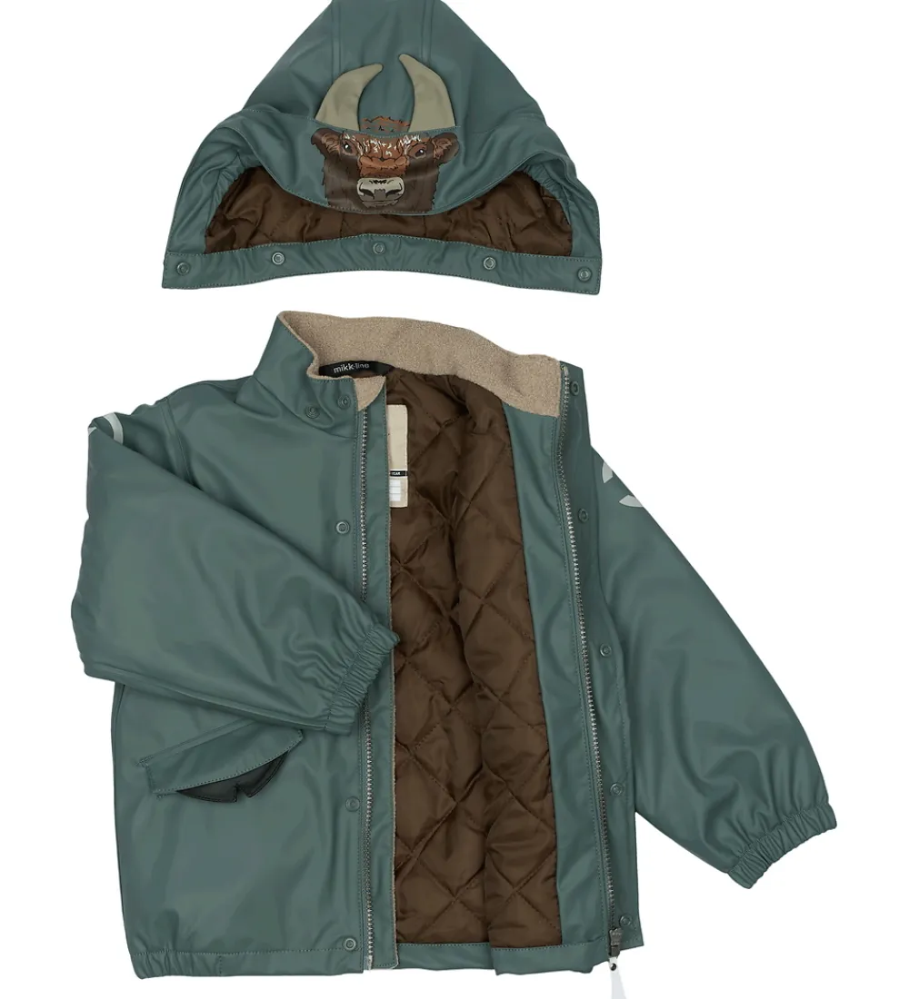 Regntøj m. Termo/Seler - PU - Balsam Green m. Tyr|Mikk-Line Discount