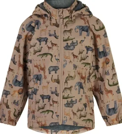 Softshelljakke m. Fleece - Recycled - Nougat m. Dyr|Mikk-Line Clearance