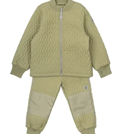 Termotøj - Duvet - Coated - Gray Green|Mikk-Line