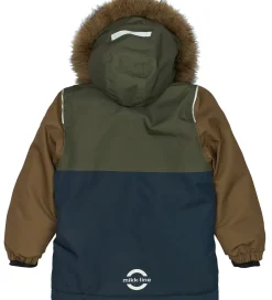 Vinterjakke - Olive Night/Navy|Mikk-Line