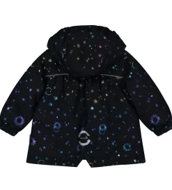 Vinterjakke - Recycled - Dark Navy m. Print|Mikk-Line Sale