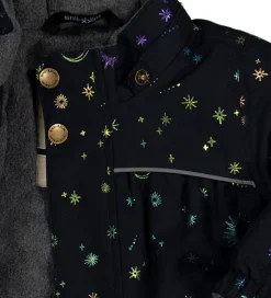 Vinterjakke - Recycled - Dark Navy m. Print|Mikk-Line Sale