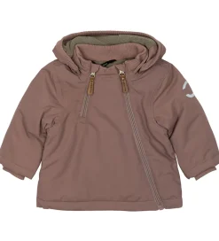 Vinterjakke - Solid - Twilight Mauve|Mikk-Line New