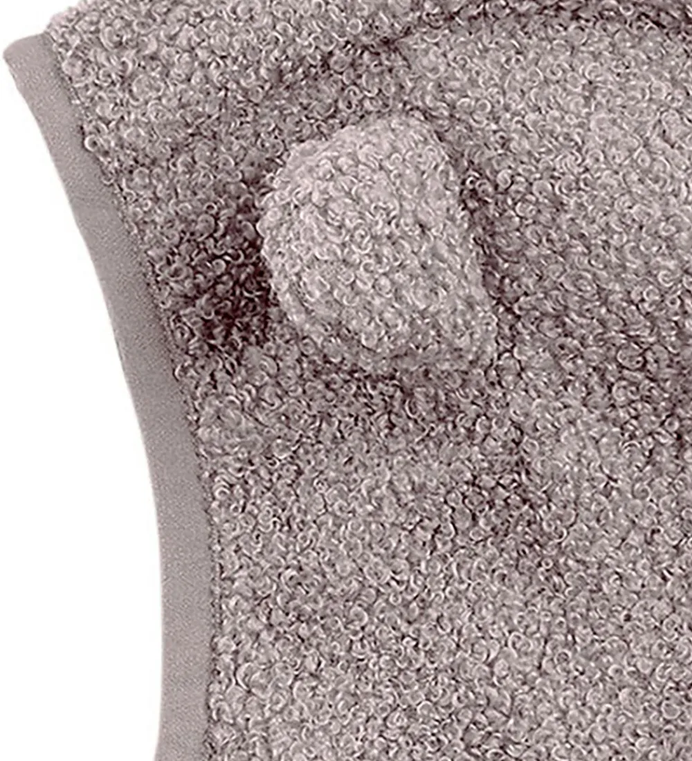 Elefanthue - 1-lags - Teddyfleece - MatJeffi - Zinc|Mini A Ture Best