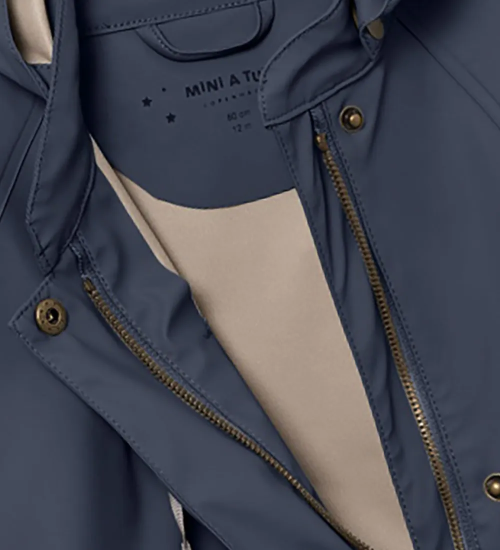 Regntøj m. Seler - PU - MatWainis - Ombre Blue|Mini A Ture Discount