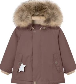 Vinterjakke - MatWally Fleece/Fur - Peppercorn Plum|Mini A Ture Hot