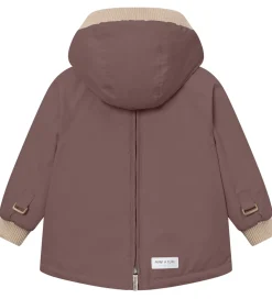 Vinterjakke - MatBaby Wen Fleece Anorak - Peppercorn|Mini A Ture Discount