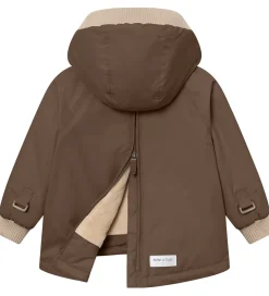 Vinterjakke - MatBaby Wen Fleece Anorak - Chestnut B|Mini A Ture Best