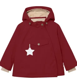 Vinterjakke - MatWang Fleece - Red Merlot|Mini A Ture New