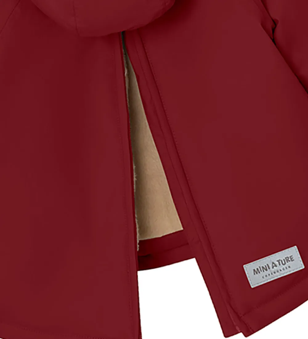 Vinterjakke - Babywen Fleece - Red Marlot|Mini A Ture