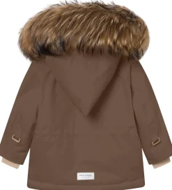 Vinterjakke - MatWang Fleece/Fur - Chestnut Brown|Mini A Ture Best