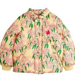 Dynejakke - Alpine Flowers - Gul|Mini Rodini Hot