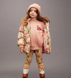 Dynejakke - Alpine Flowers - Gul|Mini Rodini Hot