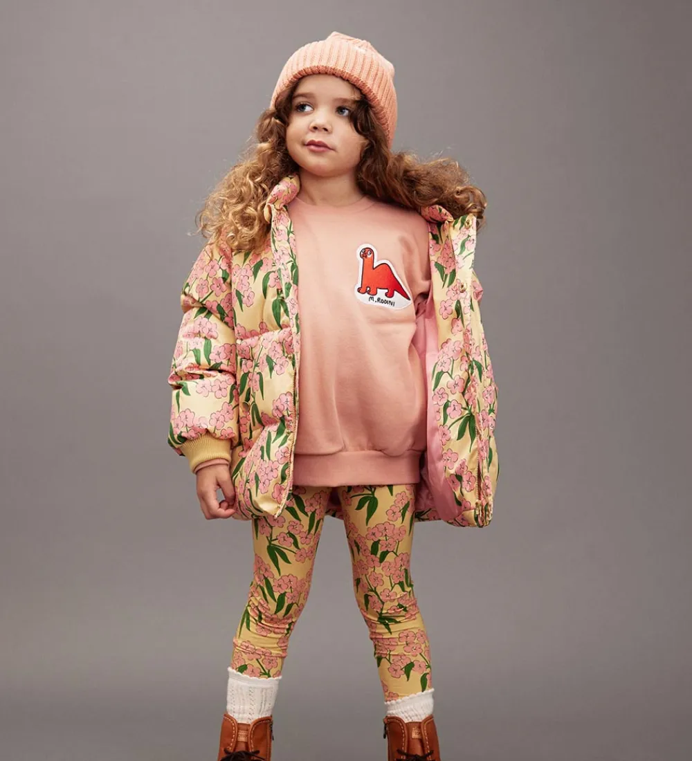 Dynejakke - Alpine Flowers - Gul|Mini Rodini Hot