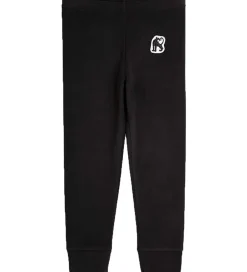 Fleecebukser - Sort m. Panter|Mini Rodini Best