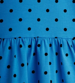 Kjole - Polka Dots - Blå|Mini Rodini New