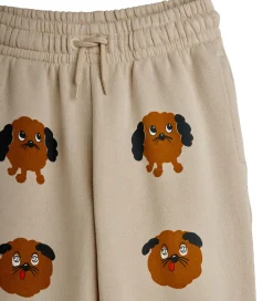 Sweatpants - Doggies - Beige|Mini Rodini Clearance