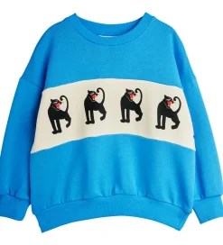 Sweatshirt - Panther - Blå|Mini Rodini Clearance