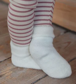 Strømper - Uld/Polyamid - Off White|MiniPop New