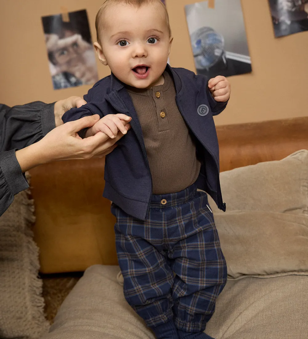 Body l/æ - Rib - Modal/Bomuld - Chocolate Chip|Minymo Clearance