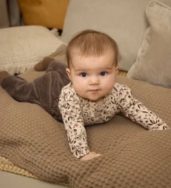 Body l/æ - Sweat - Smoke Gray m. Blomster|Minymo Discount