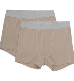 Boxershorts - 2-pak - Viskose - Simply Taupe|Minymo Hot
