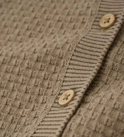 Cardigan - Strik - Timber Wolf|Minymo Sale