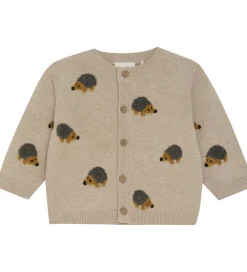 Cardigan Knit - Beige Melange|Minymo Sale