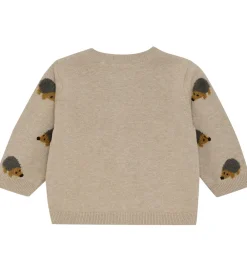 Cardigan Knit - Beige Melange|Minymo Sale