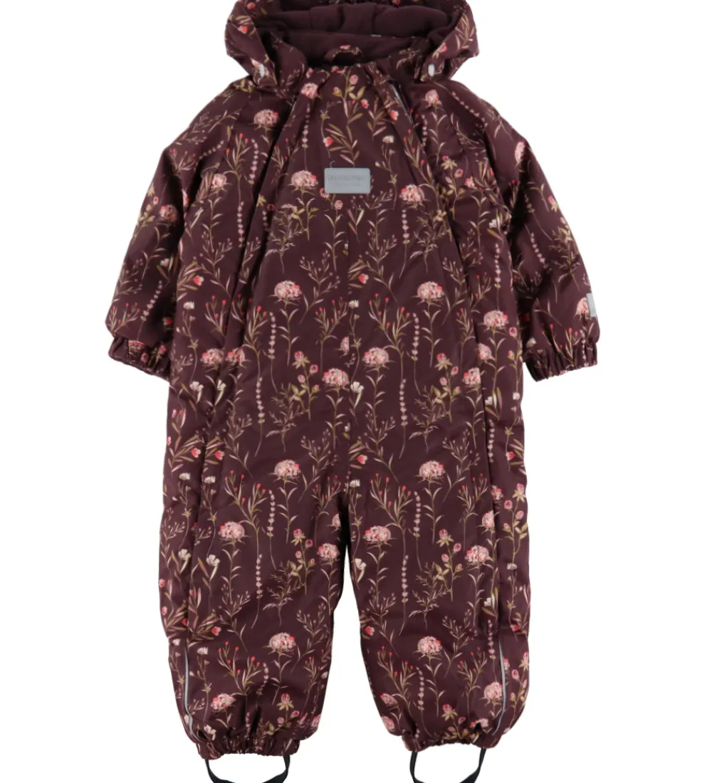 Flyverdragt - Catawba Grape m. Blomster|Minymo Sale