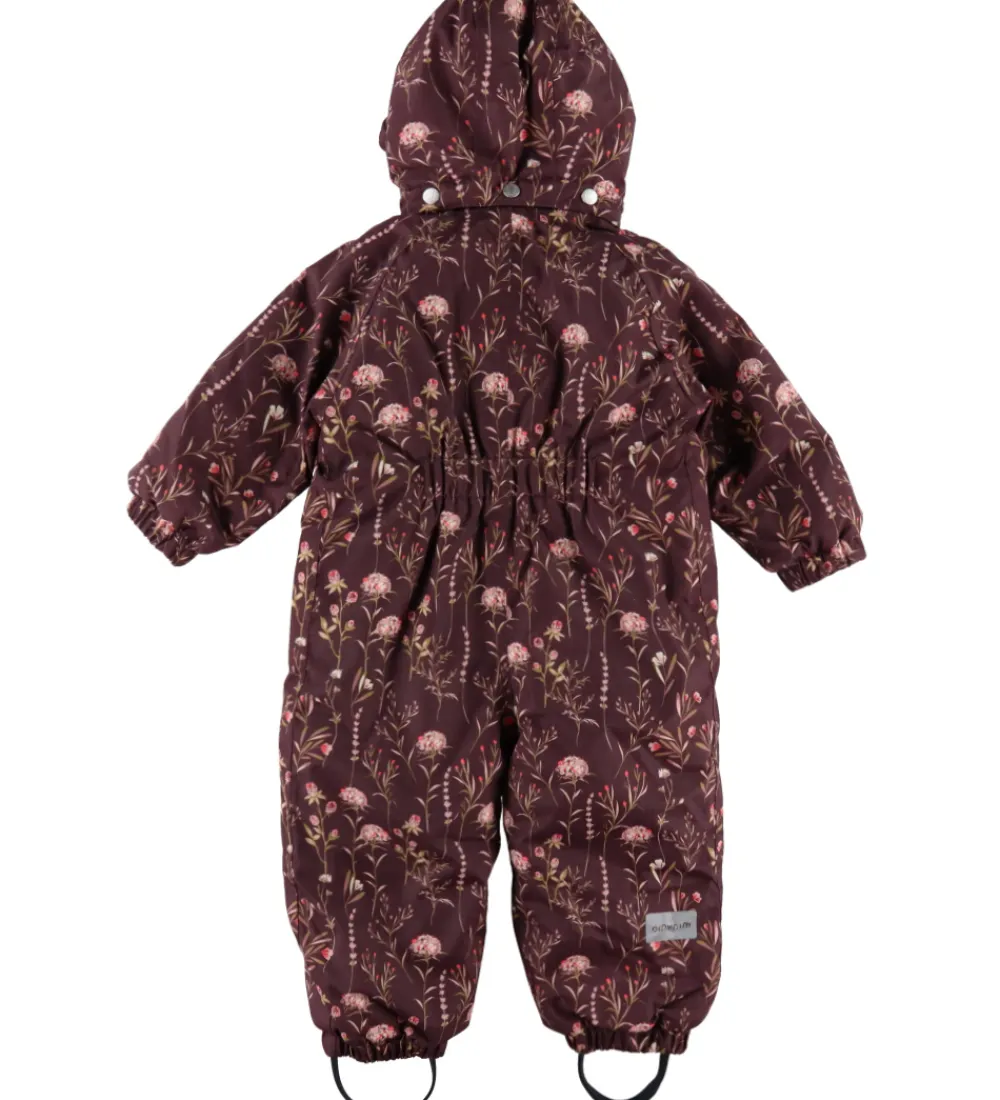Flyverdragt - Catawba Grape m. Blomster|Minymo Sale